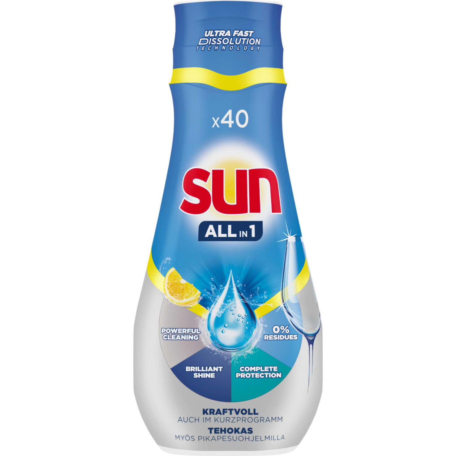 Sun All-in-1 Geschirrspül-Gel Lemon