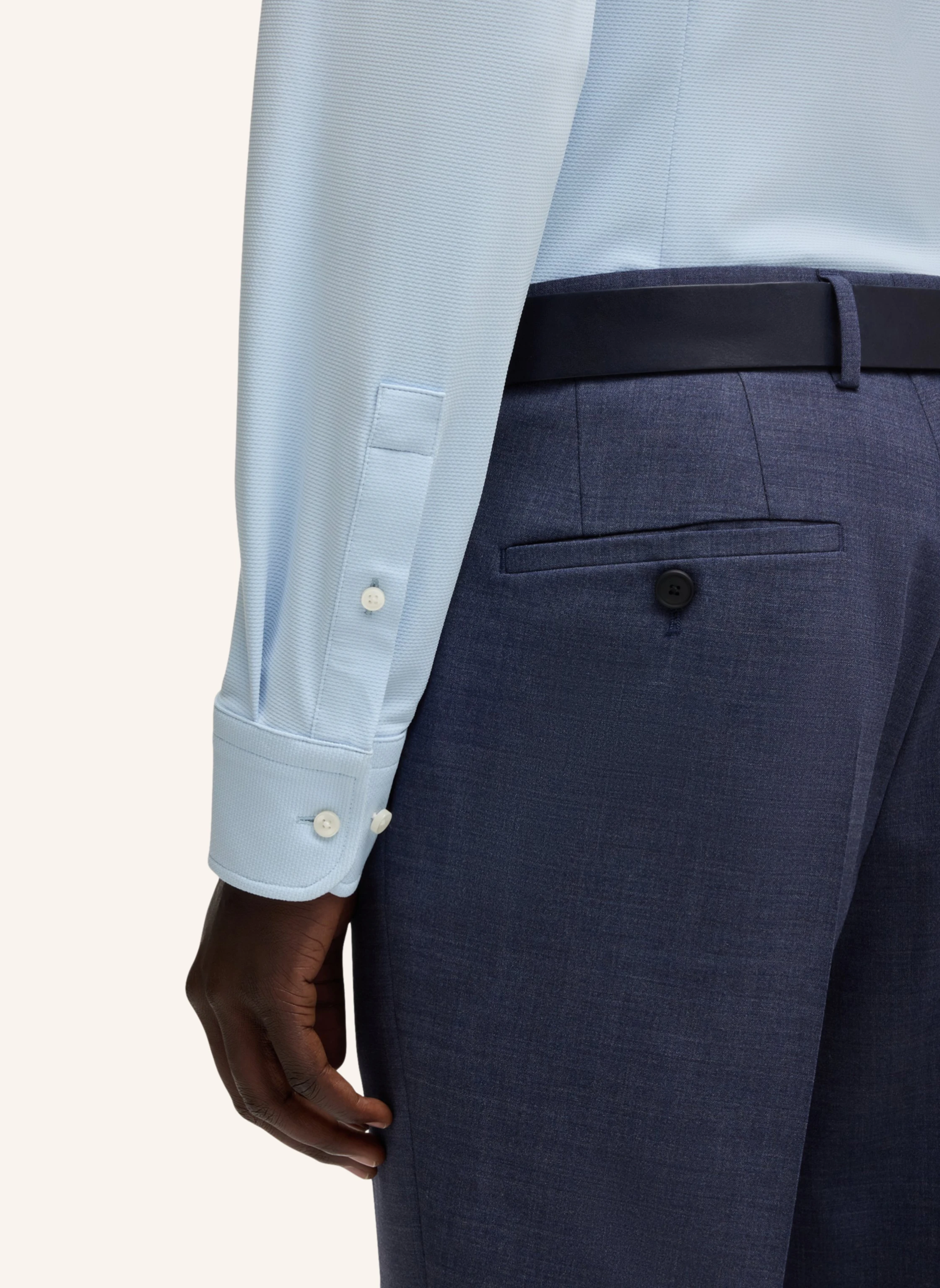 BOSS Business Hemd P-HANK-SPREAD-C1-222 Slim Fit