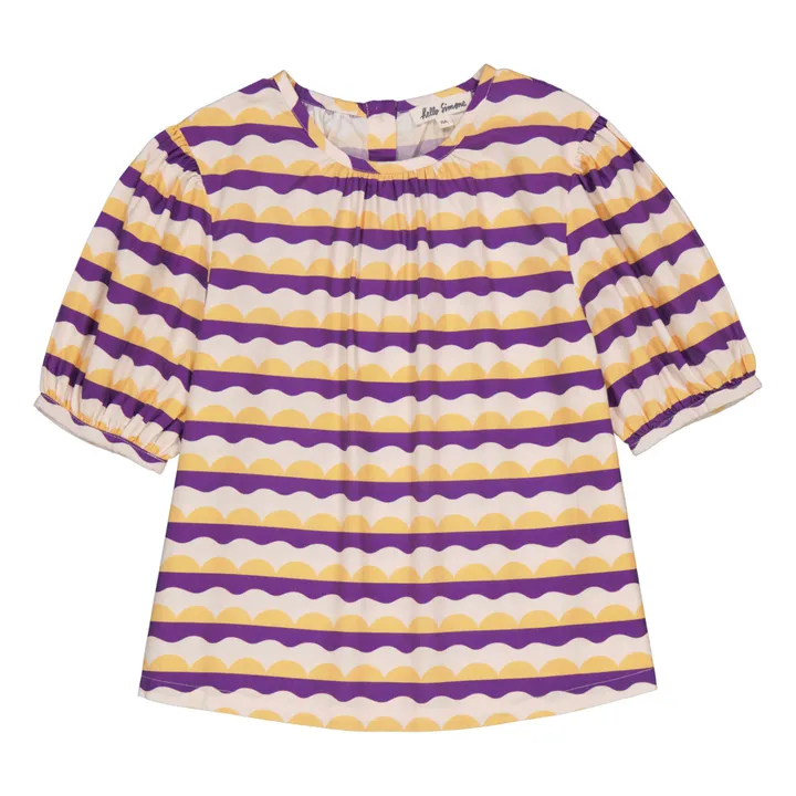 Hello Simone Blouse Violine Sunset | Violet