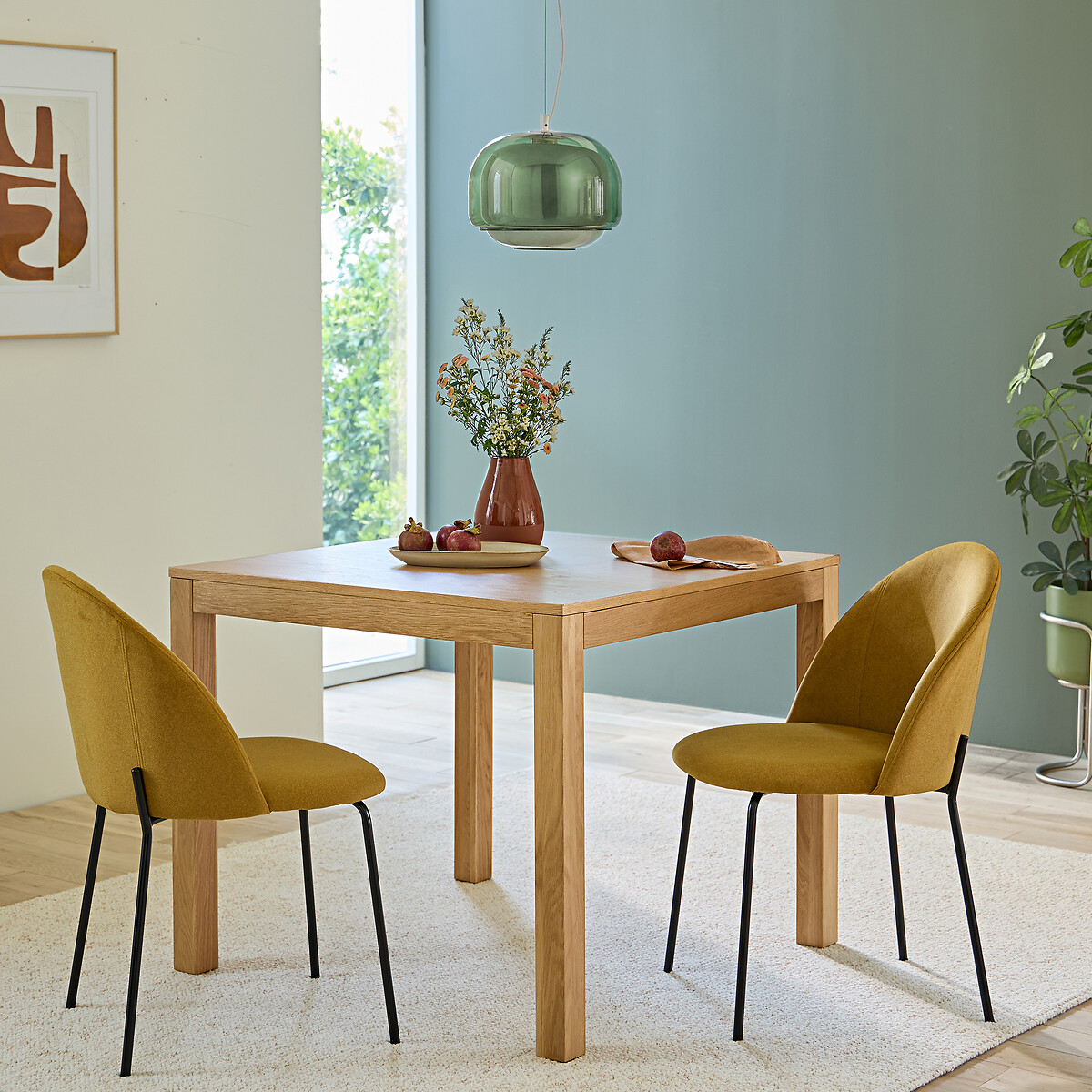 LA REDOUTE INTERIEURS<br>Conjunto de 2 cadeiras de veludo, Nordie