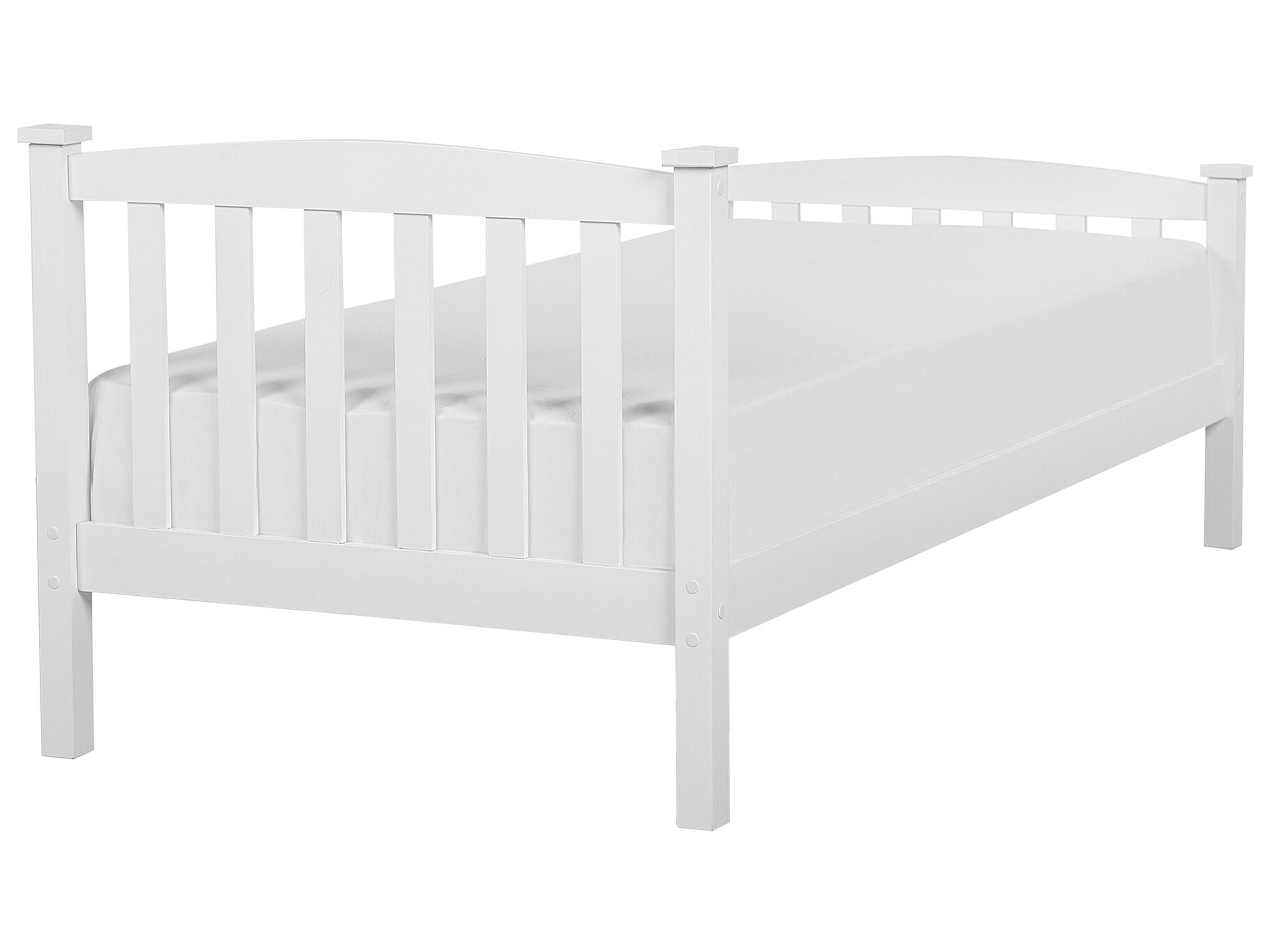 Bed Dennenhout GIVERNY 90 x 200 cm Wit