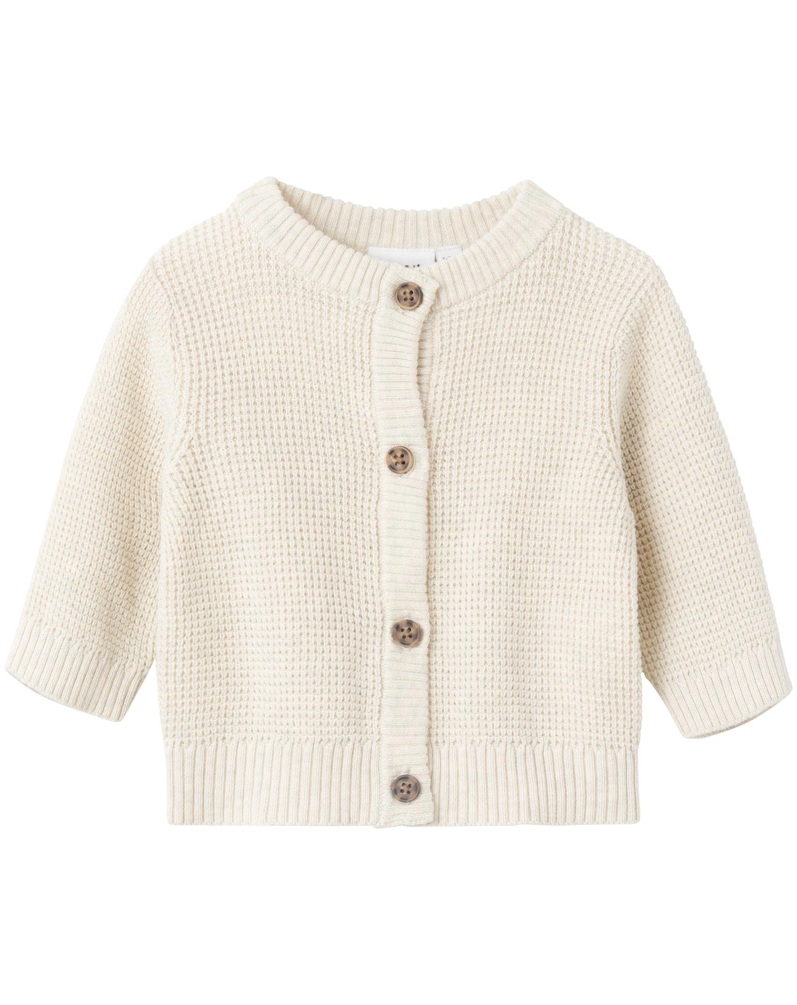 Strickjacke NBNBUBBA in peyote melange