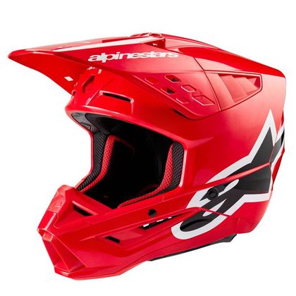 Casque cross Alpinestars SUPERTECH S-M5 - CORP 2024 - Rouge / Gris