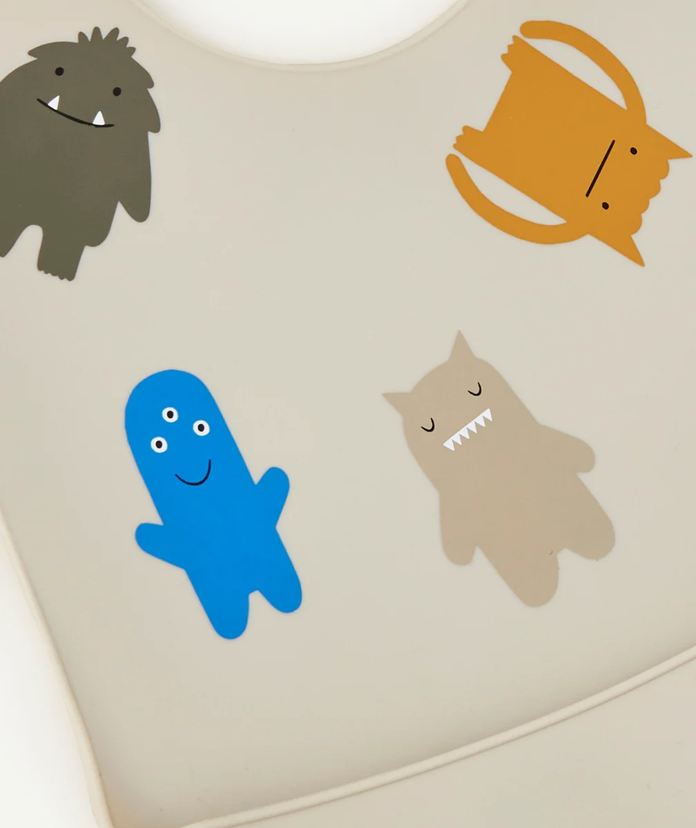 LIEWOODLOT DE 2 BAVOIRS EN SILICONE TILDA MONSTRES