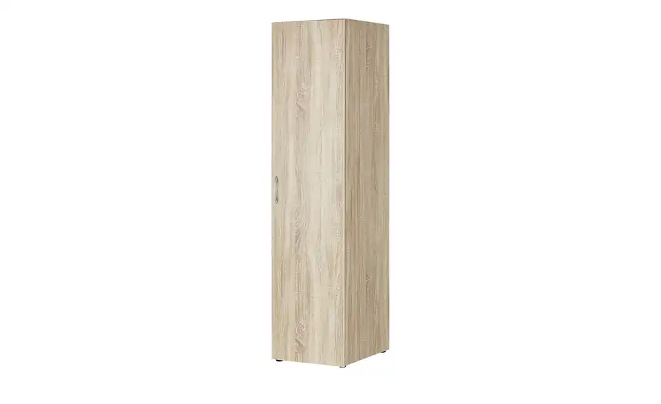 Schrank, 1-türig Multischrank-System Eiche sägerau (Nachbildung) 30 cm