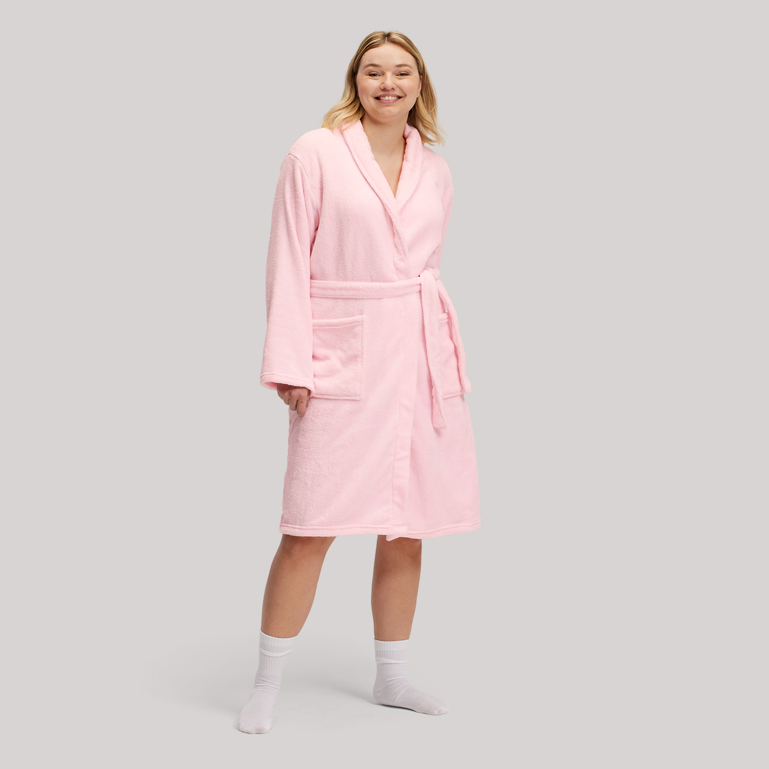 Dames badjas Lichtroze kopen? Goed en goedkoop