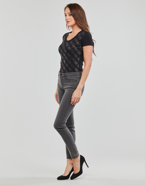Guess - SS VN 4G ALLOVER TEE - Noir