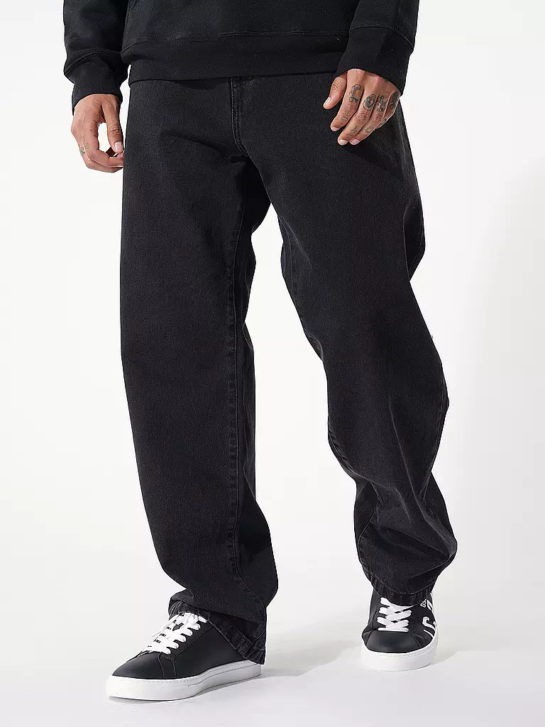CARHARTT WIP Jeans Loose Tapered Fit LANDON schwarz