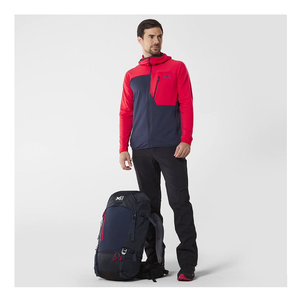Millet SENECA - Polaire Homme saphir/rouge