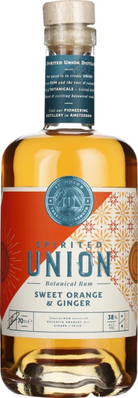 UNION SWEET ORANGE & GINGER RUM 70CL