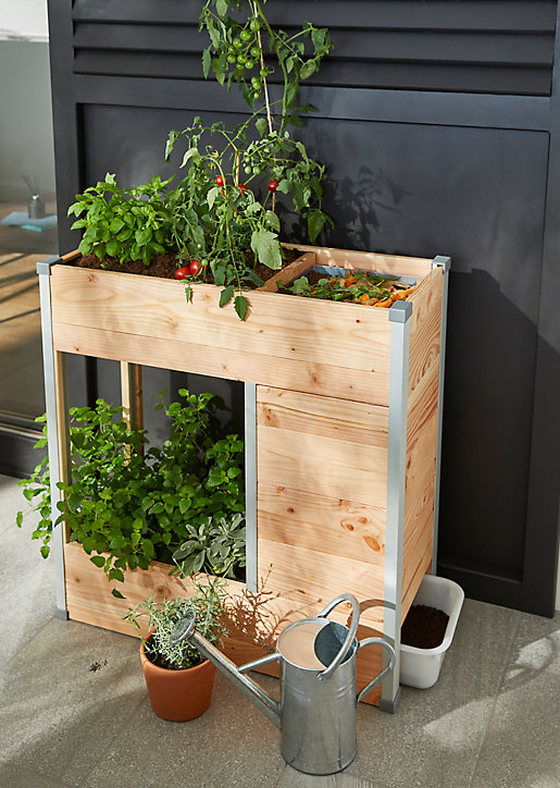 Carré Potager Composteur 75 x 35 x h.80 cm