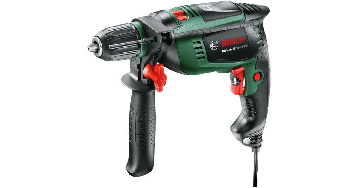 BoschUniversalImpact 800 klopboormachine  (Groen/zwart, Incl. 51-delige boren/bitset)