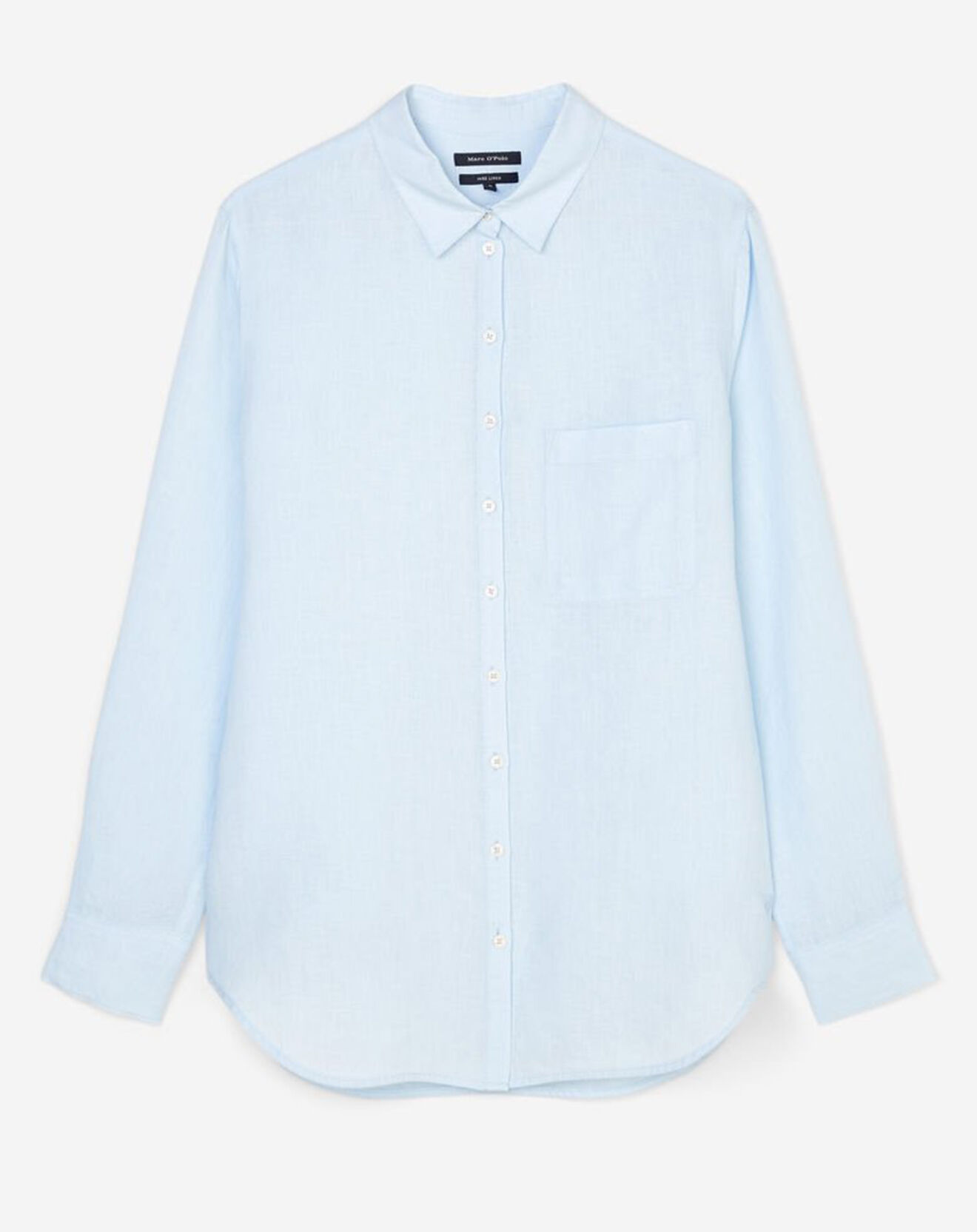 Marc O'Polo Chemise 100% Lin Rana bleu clair