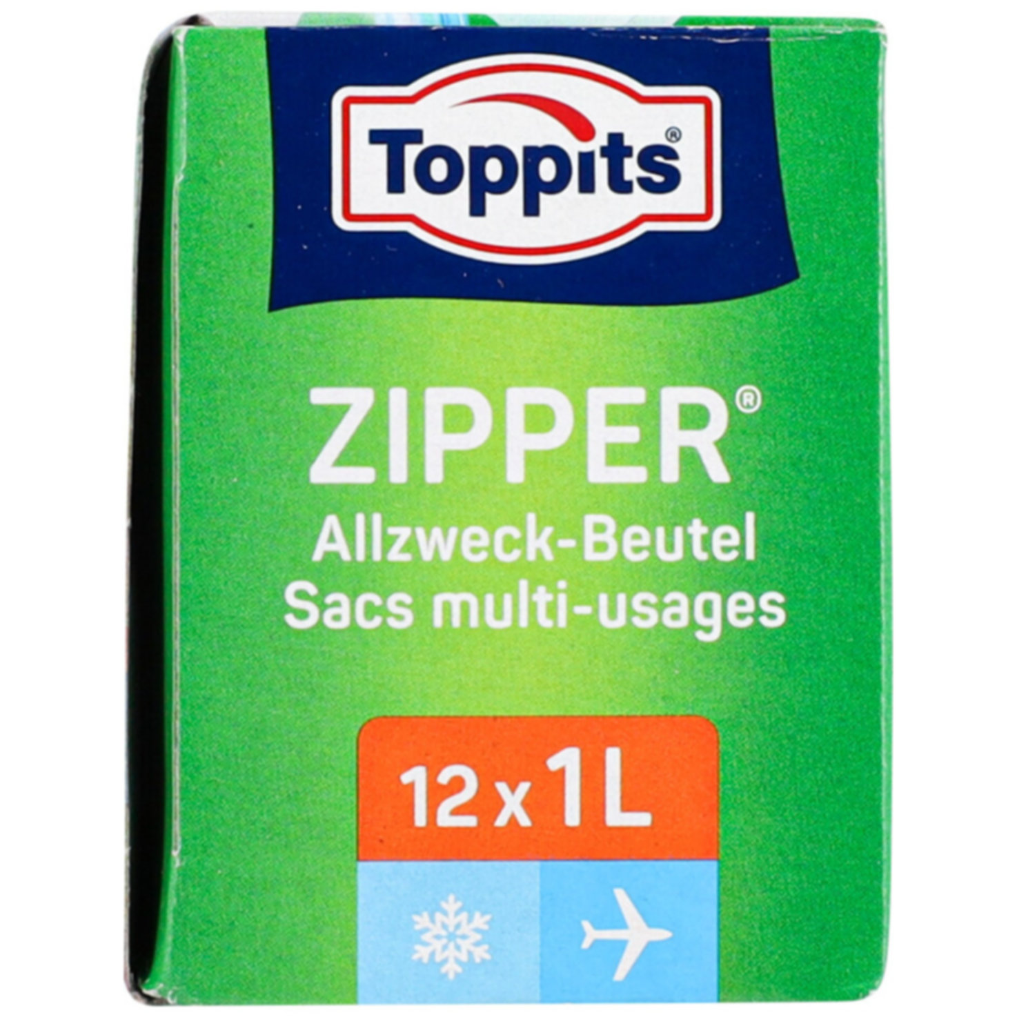 Toppits Zipper Allzweck-Beutel 1 L