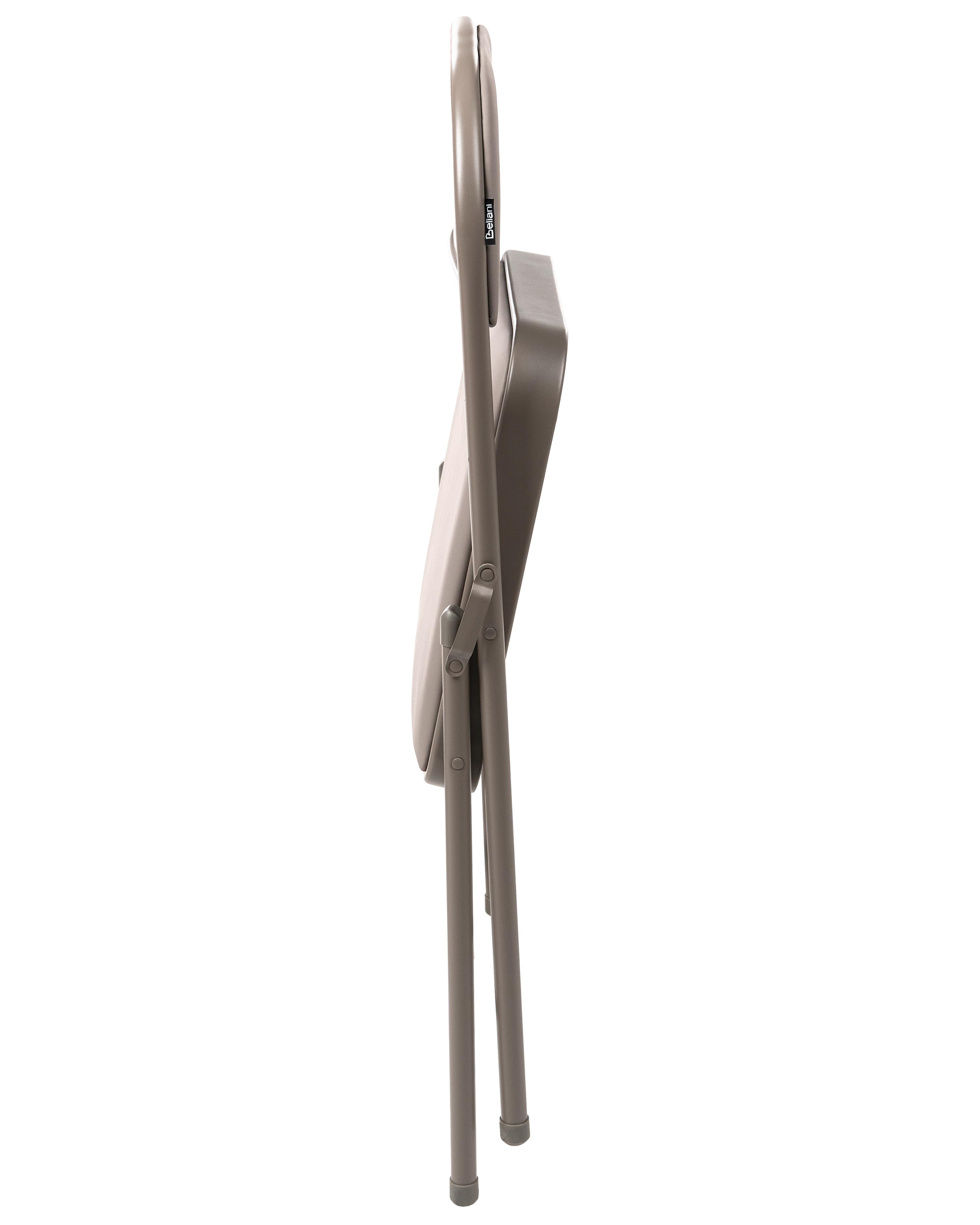 Set van 4 klapstoelen SHASTA Metaal Taupe
