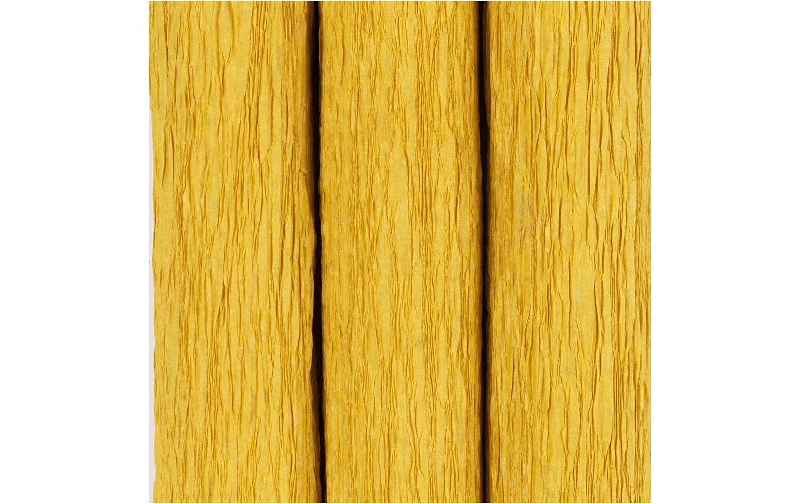 Krepppapier 25 x 60 cm, 3 Rollen, CurryKrepppapier für tolle Ideen