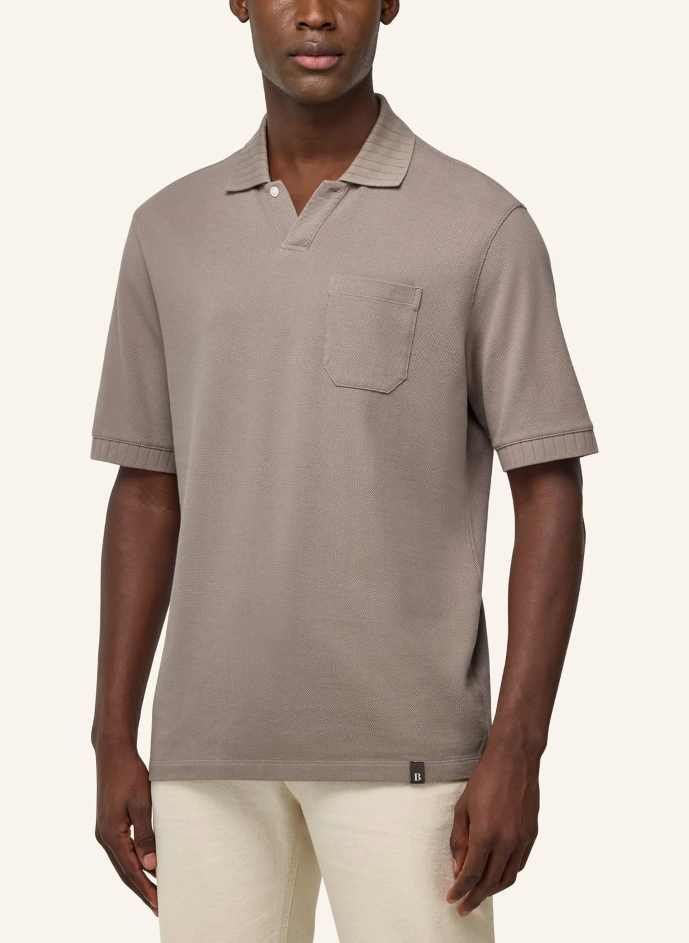 BOGGI MILANO Piqué-Poloshirt