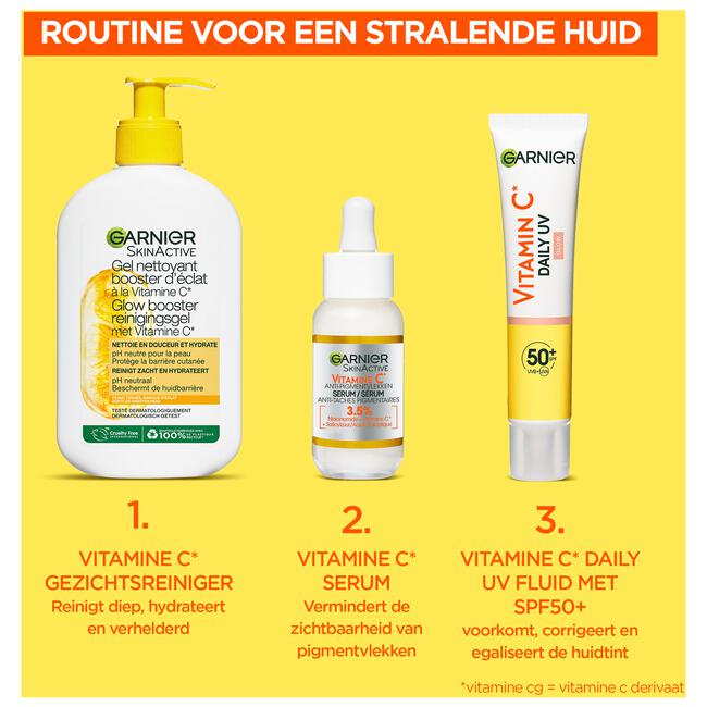 Garnier SkinActive Reinigingsgel met vitamine C 250ML