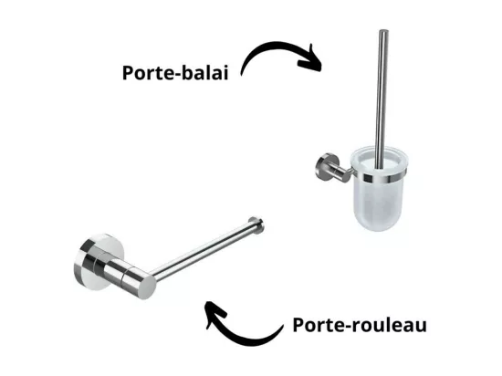 Pack WC suspendu sans bride JACOB DELAFON Elite + bâti-support + plaque Chrome brillant/Chrome mat + accessoires