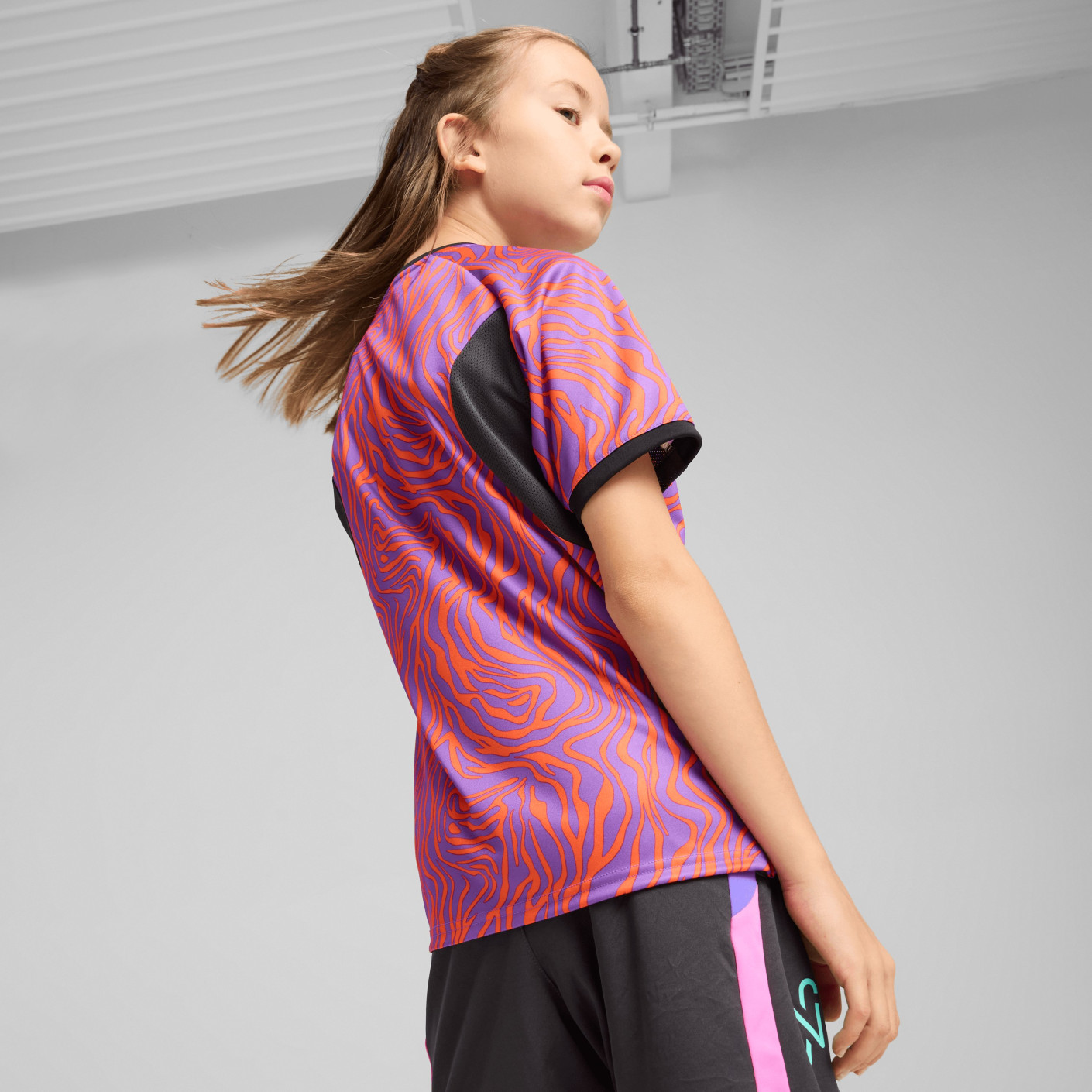 PUMA Neymar Jr. Creativity Trainingsset Kids Paars Oranje Zwart