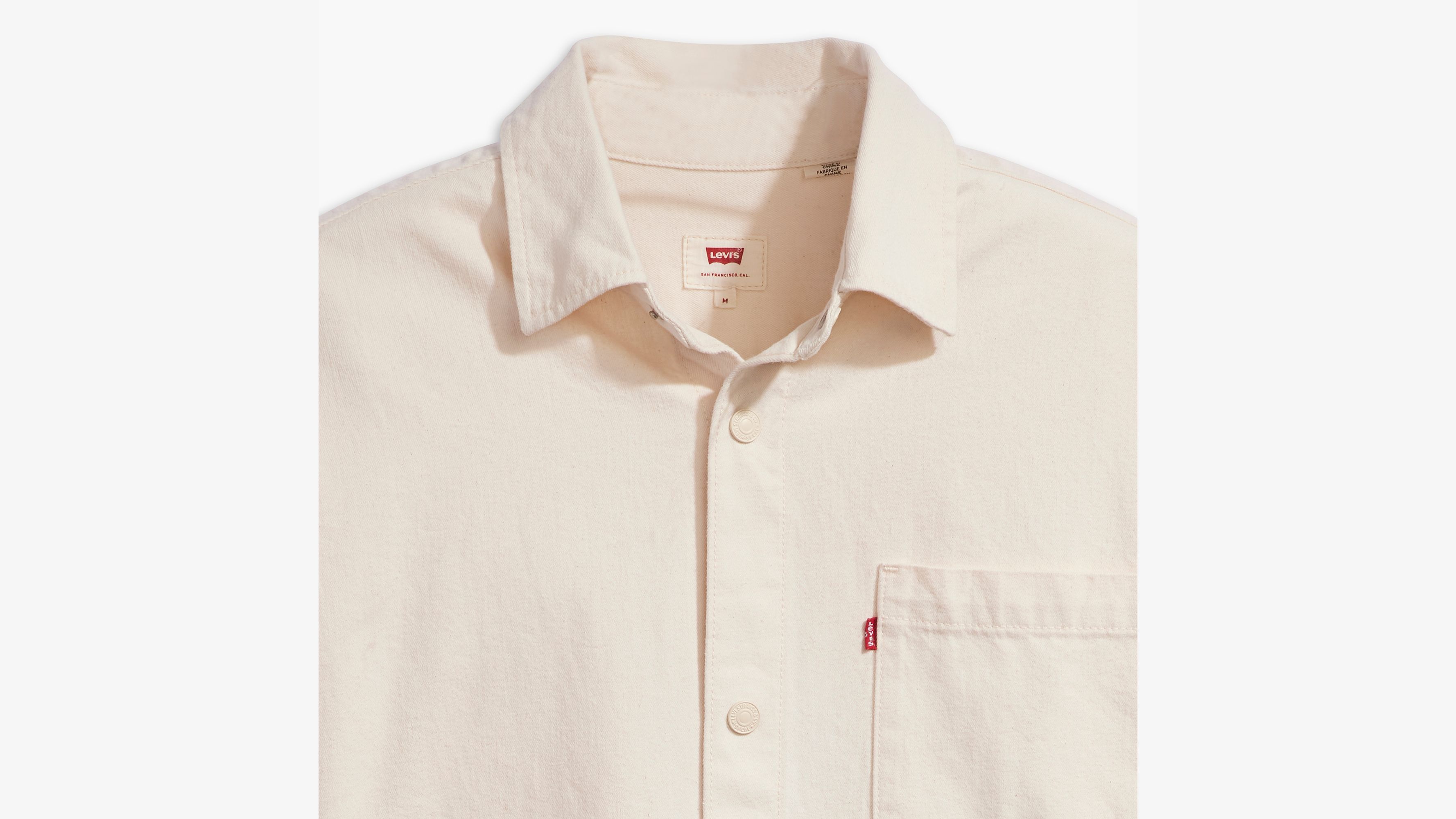 Levi's® Wellthread® chemise Stonefield - Soft Ceramic - Blanc