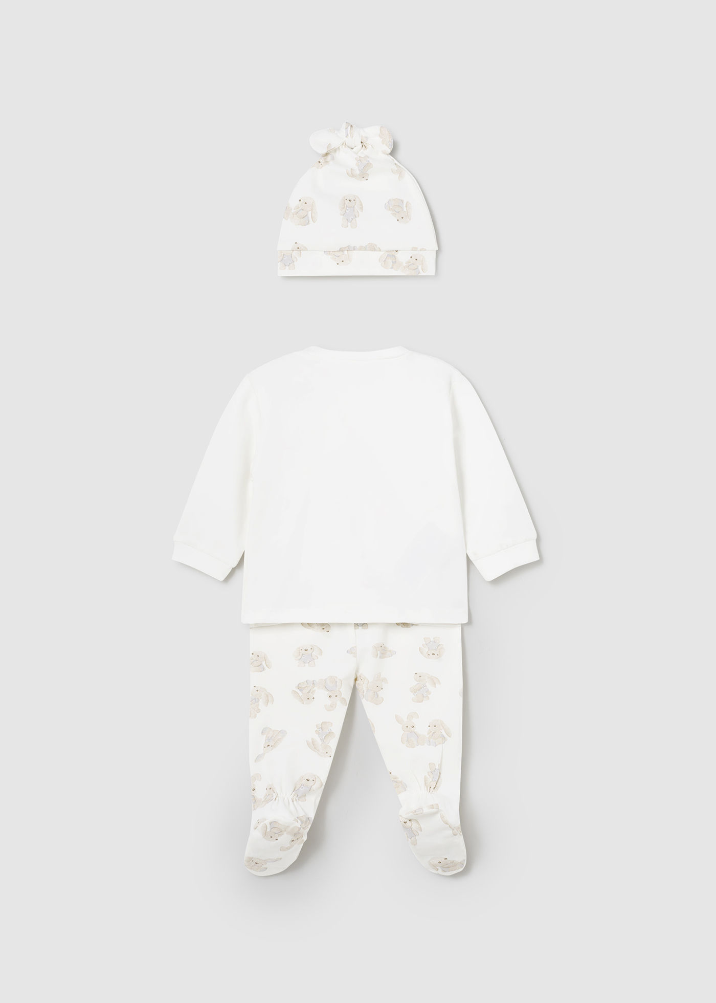 Conjunto de 3 peças Better Cotton para recém-nascidos, cor Sky