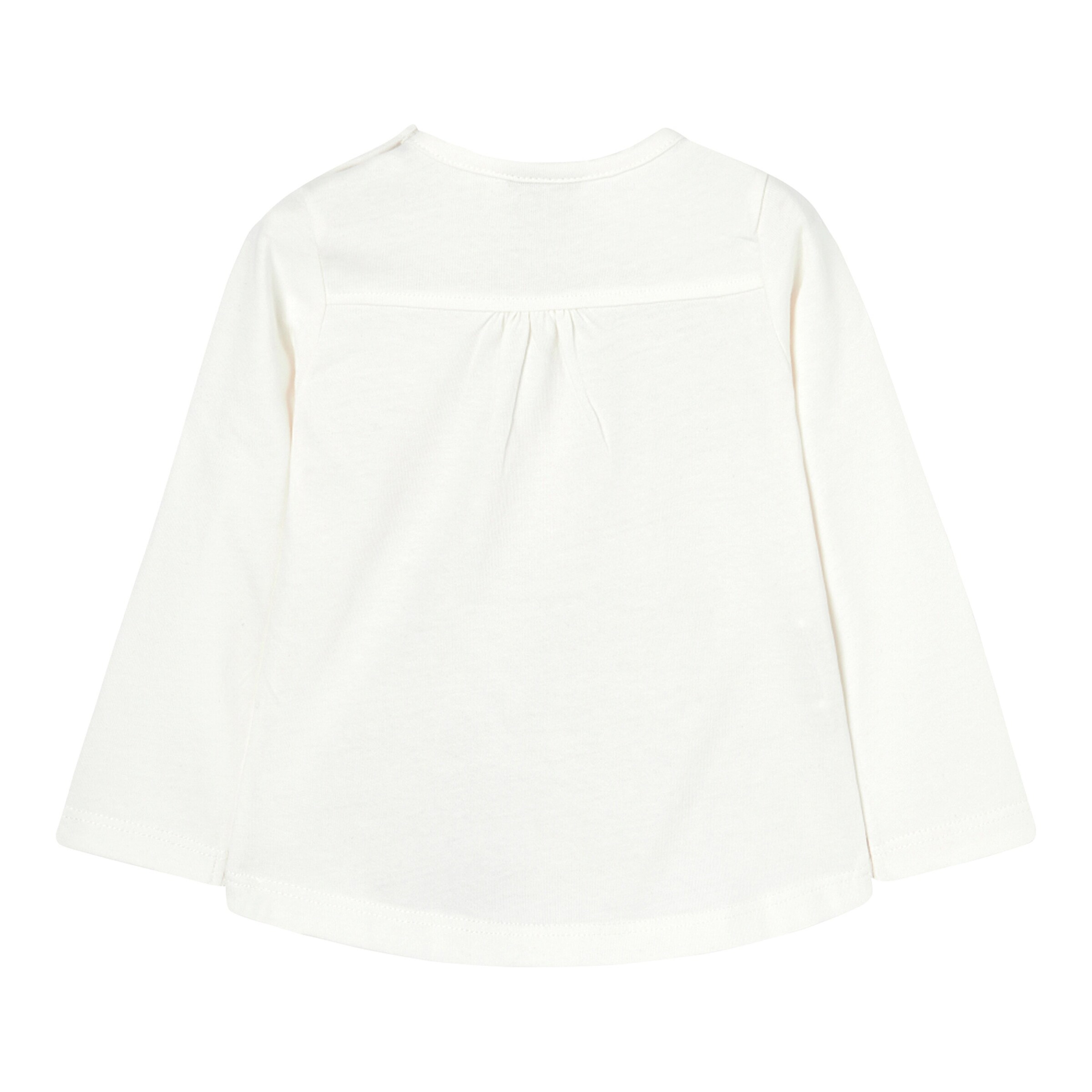 BOBOLI Shirt langarm Mädchen Bär natur/bunt