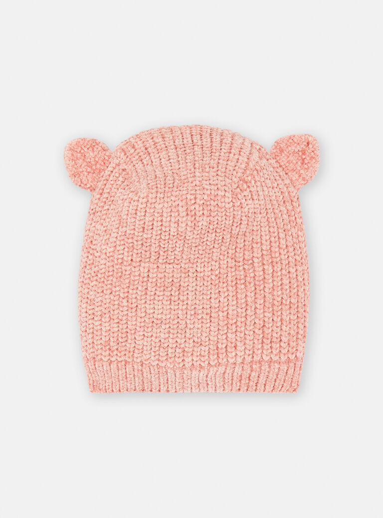 Cagoule rose brillante pour bébé fille