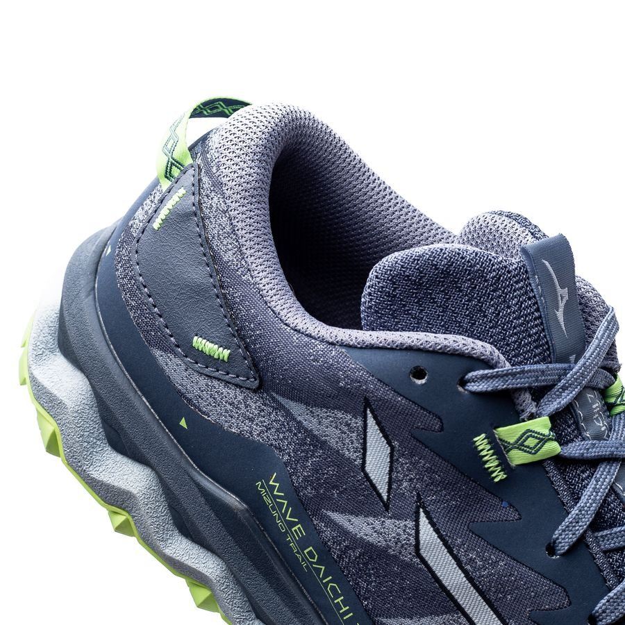 Mizuno Chaussures de Running Wave Daichi 7 - Bleu/Bleu/Vert Femme