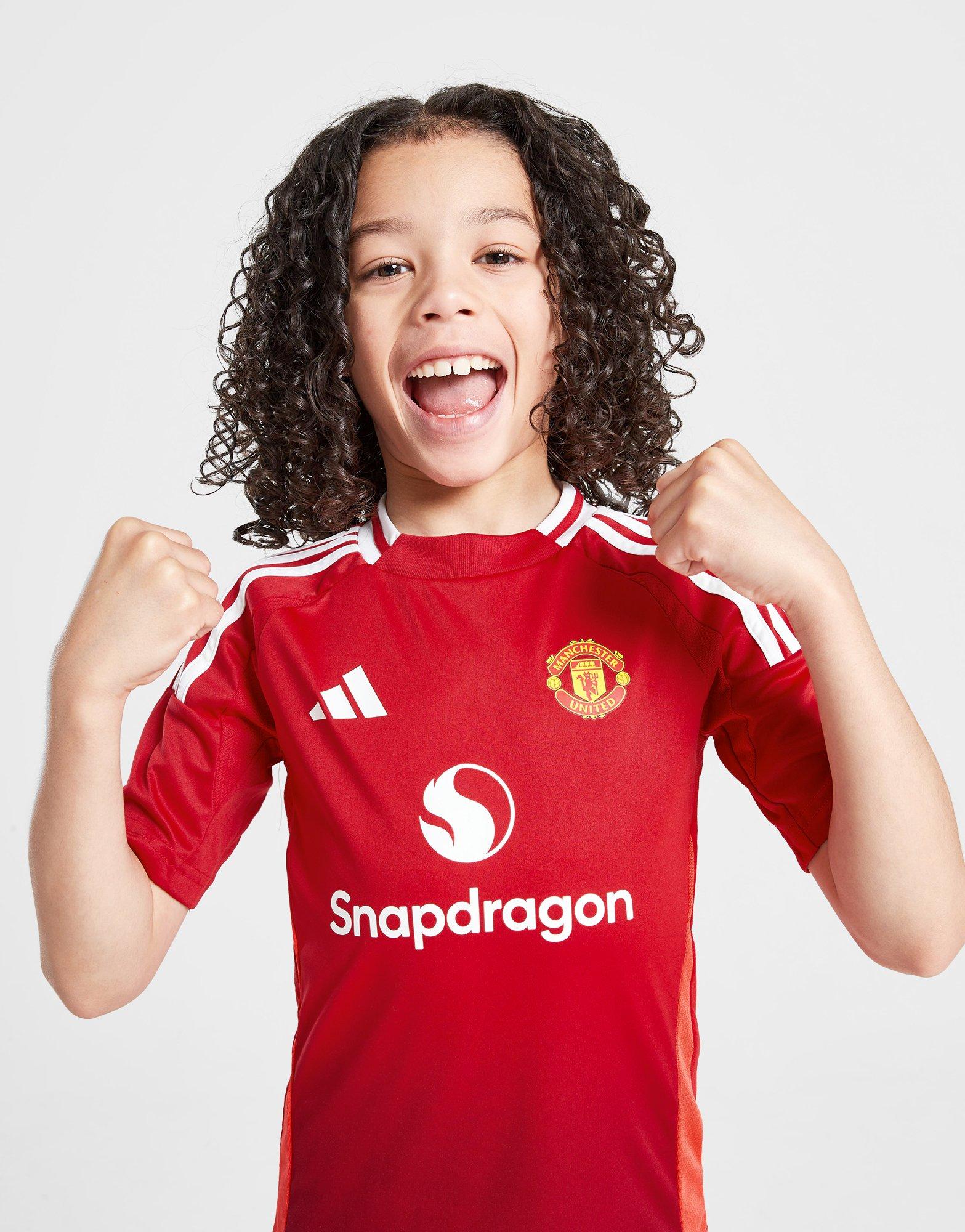 adidas Kit Domicile Manchester United FC 2024/25 Enfant