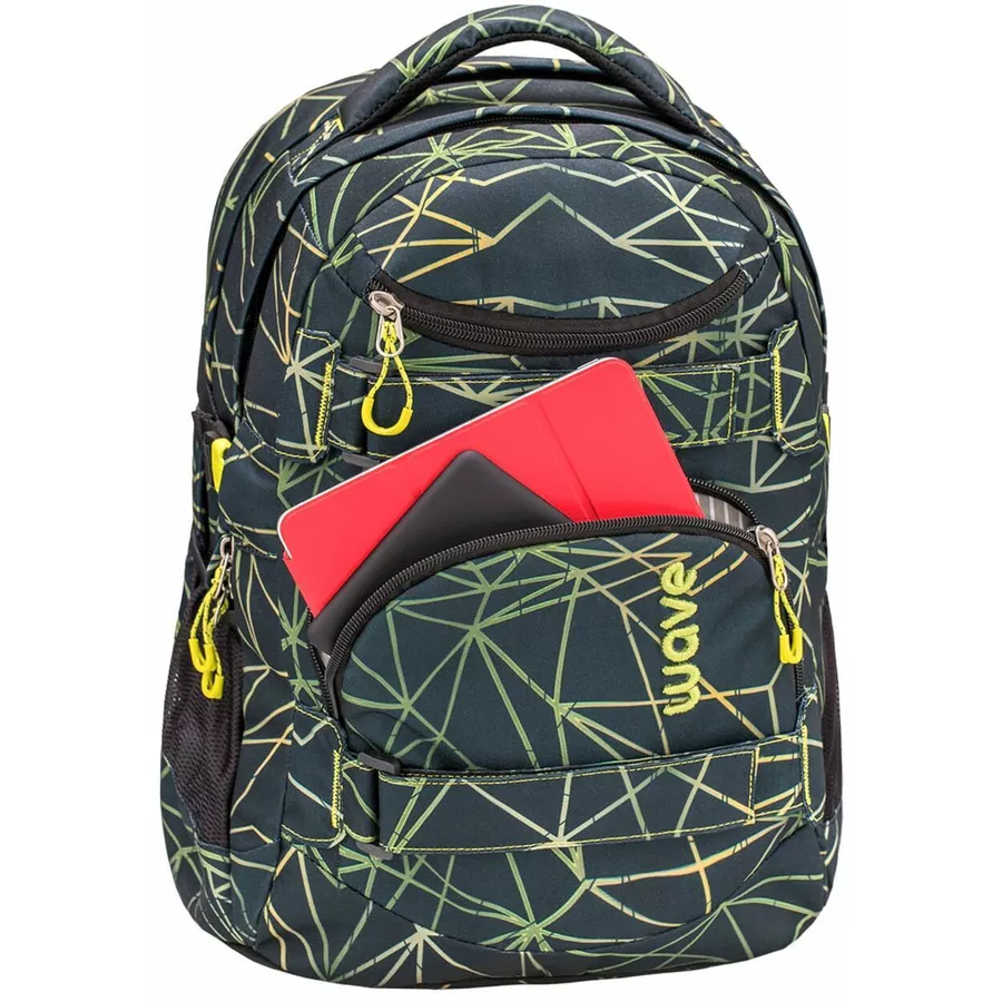WAVE Rucksack Infinity Stripes Green