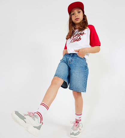 HUGO Denimshorts - 446 - Loose Fit - DouBlå Stone