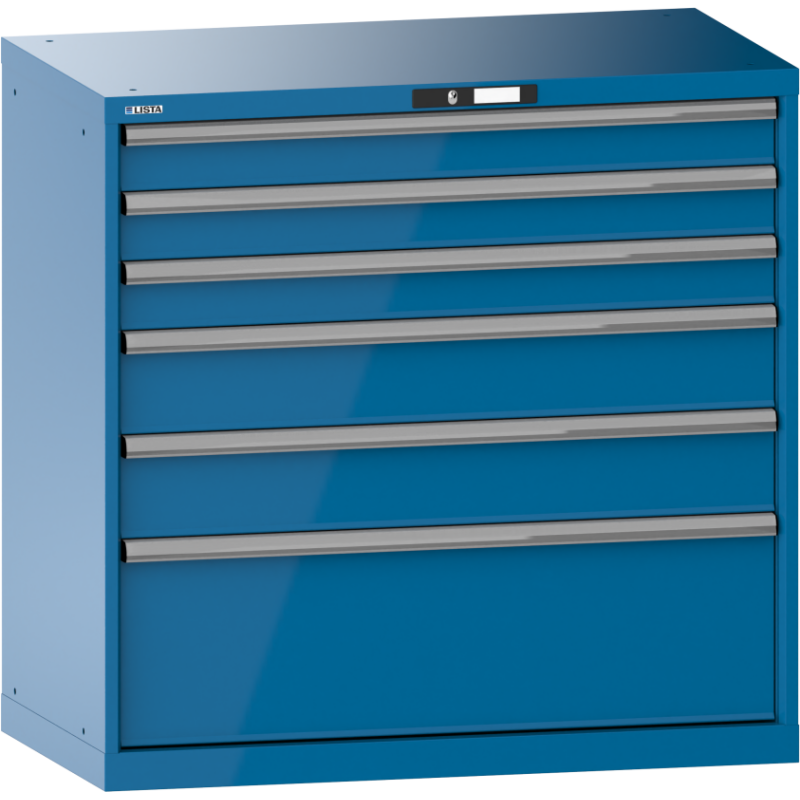 Armoire à tiroirs Lista 54 x 27E  H 100 x L 102,3 x P 57,2 cm 6 tiroirs Key Lock