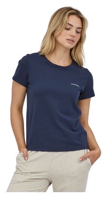 T-Shirt Femme Patagonia P-6 Mission Organic Bleu