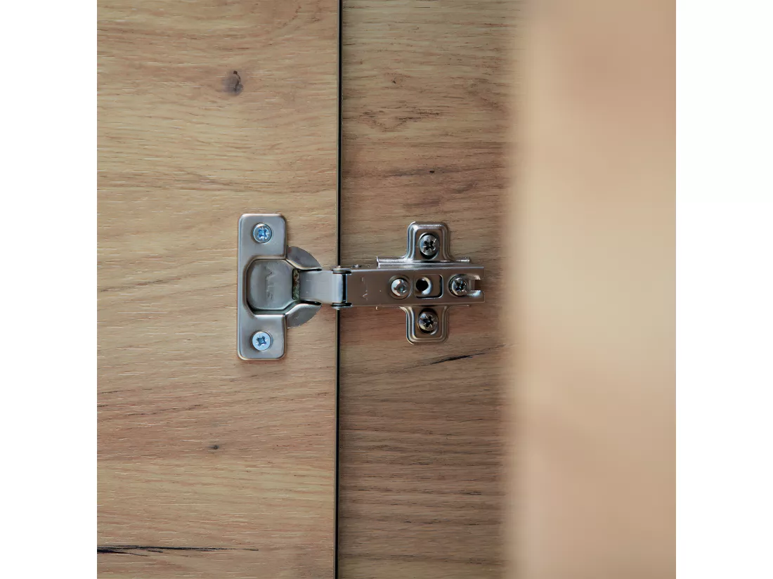 Vaisselier 2 portes LED inclus Ruben Bois