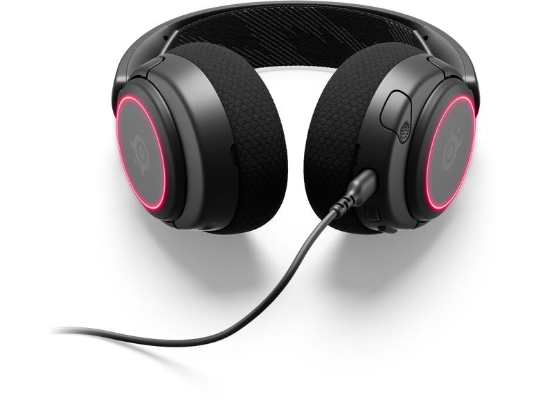 Steel Series Headset Arctis Nova 3 Schwarz Over-Ear Gaming-Headset mit Surround-Sound