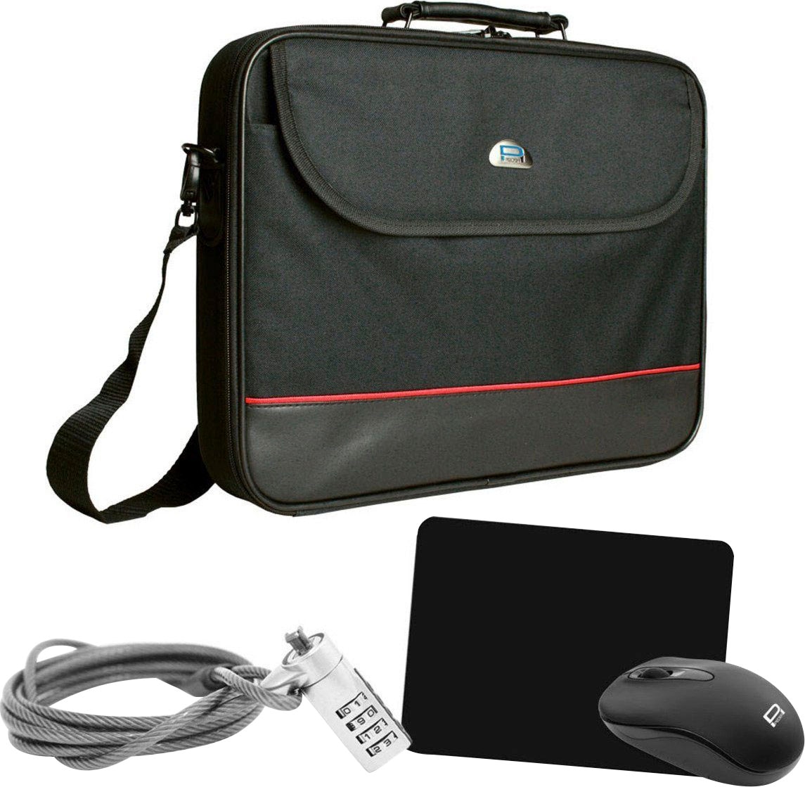 PEDEA Laptoptasche »Notebook-Tasche Starter Kit 43,9 cm (17,3 Zoll)«