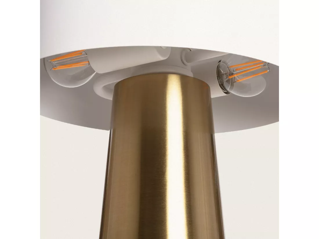 Lampe à Poser Métal Kupla Blanc