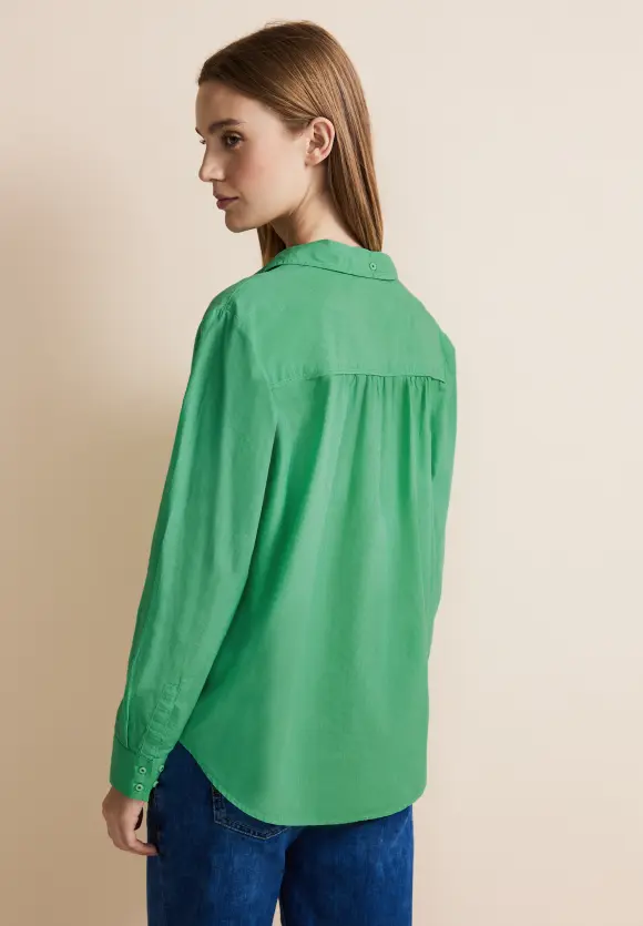 Streifen Hemdbluse - fresh spring green