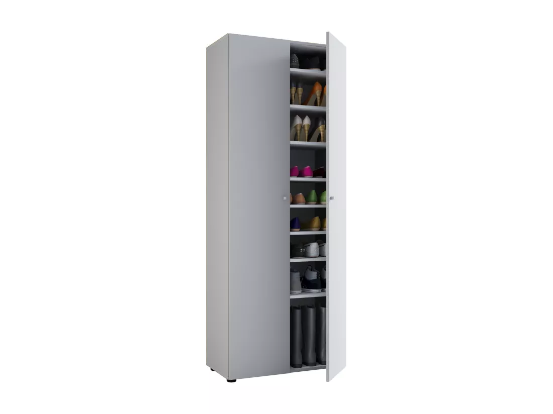 XXL Bois Grande armoire à chaussures Vandol 9