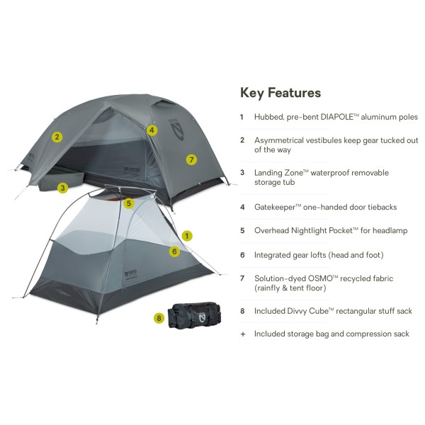 Nemo - Dragonfly Osmo Bikepack 2P - Tente 2 places