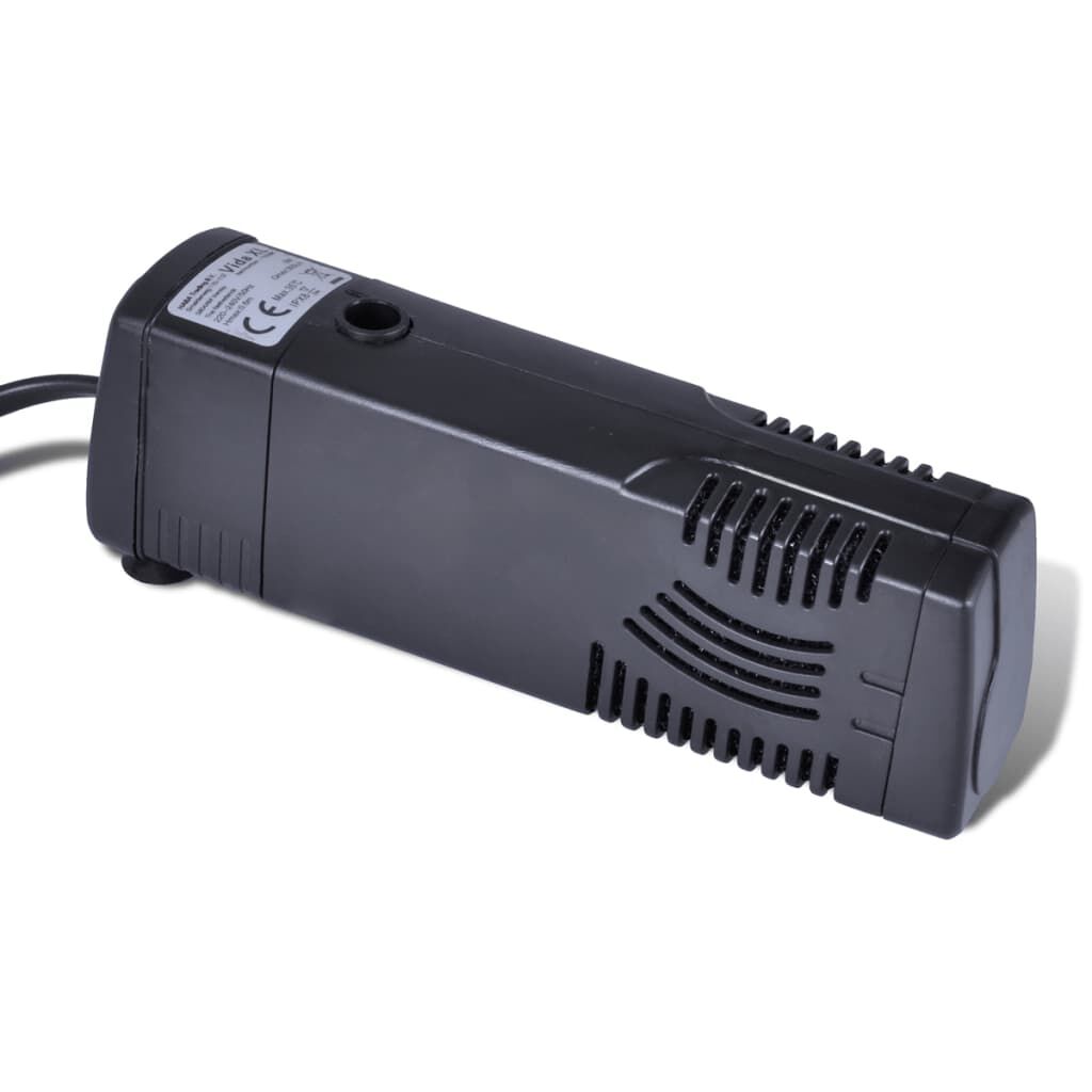 Koolstoffilter voor aquarium, met pomp (300l/u)