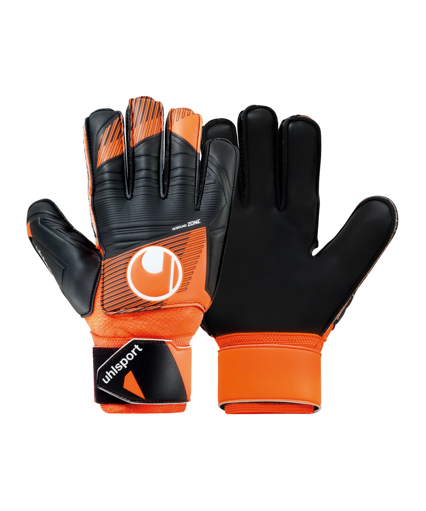 uhlsport Soft Resist+ Flex Frame TW-Handschuhe Orange Schwarz F01
