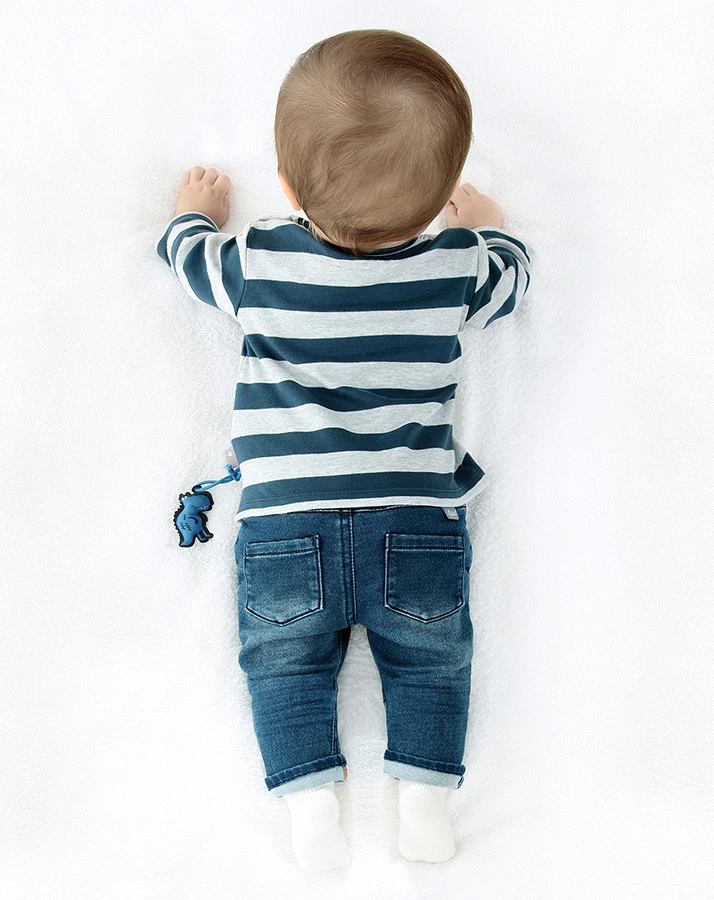 Sweathose COZY DENIM in dunkelblau