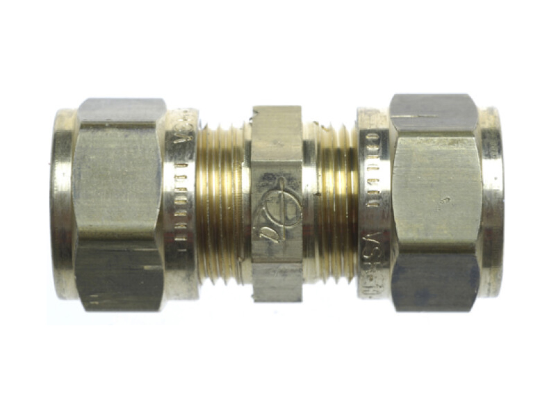 Gimeg rechte aansluiting - 6/8 x 6/8 mm