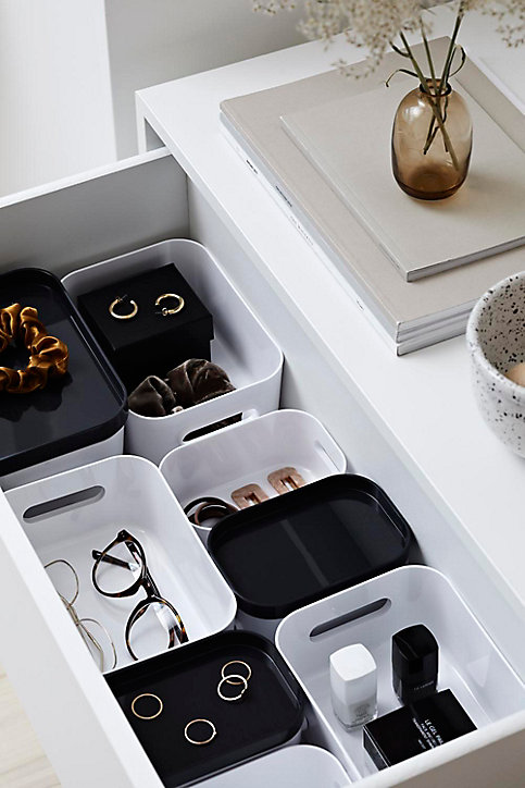 Couvercle noir pour boîte de rangement Smartstore Compact L