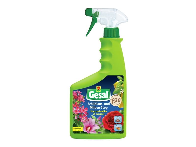 Gesal Pflanzenschutz Schildlaus- und Milben-Stop 750 ml Pflanzenschutzmittel effektiv gegen Schildläuse und Milben