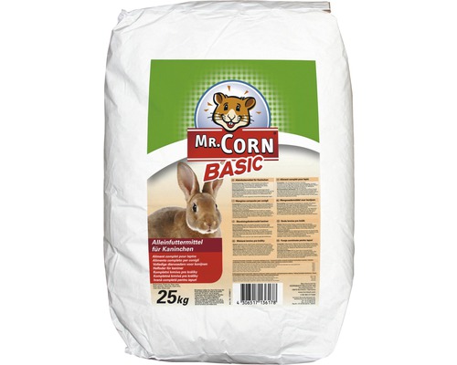 Konijnenvoer Mr. Corn Pellets, 25 kg