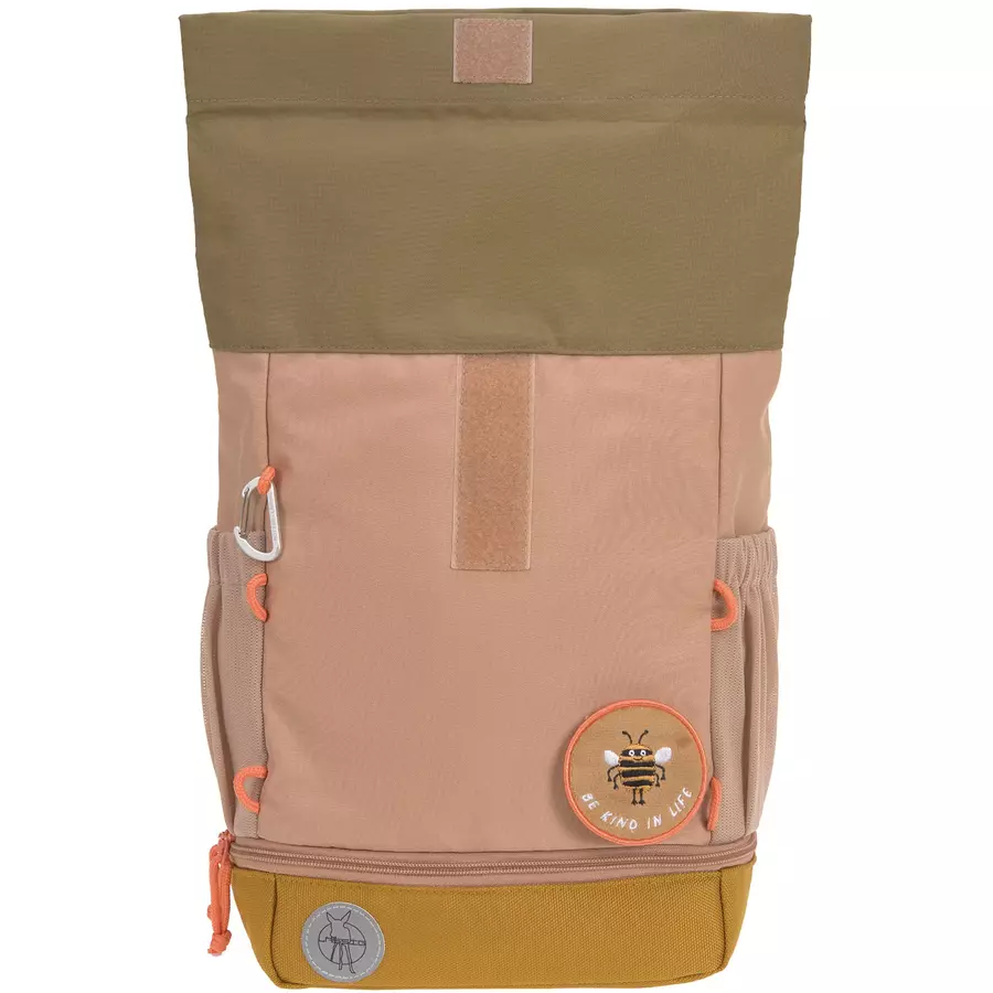 LÄSSIG Mini Rolltop Backpack, Nature hazelnut