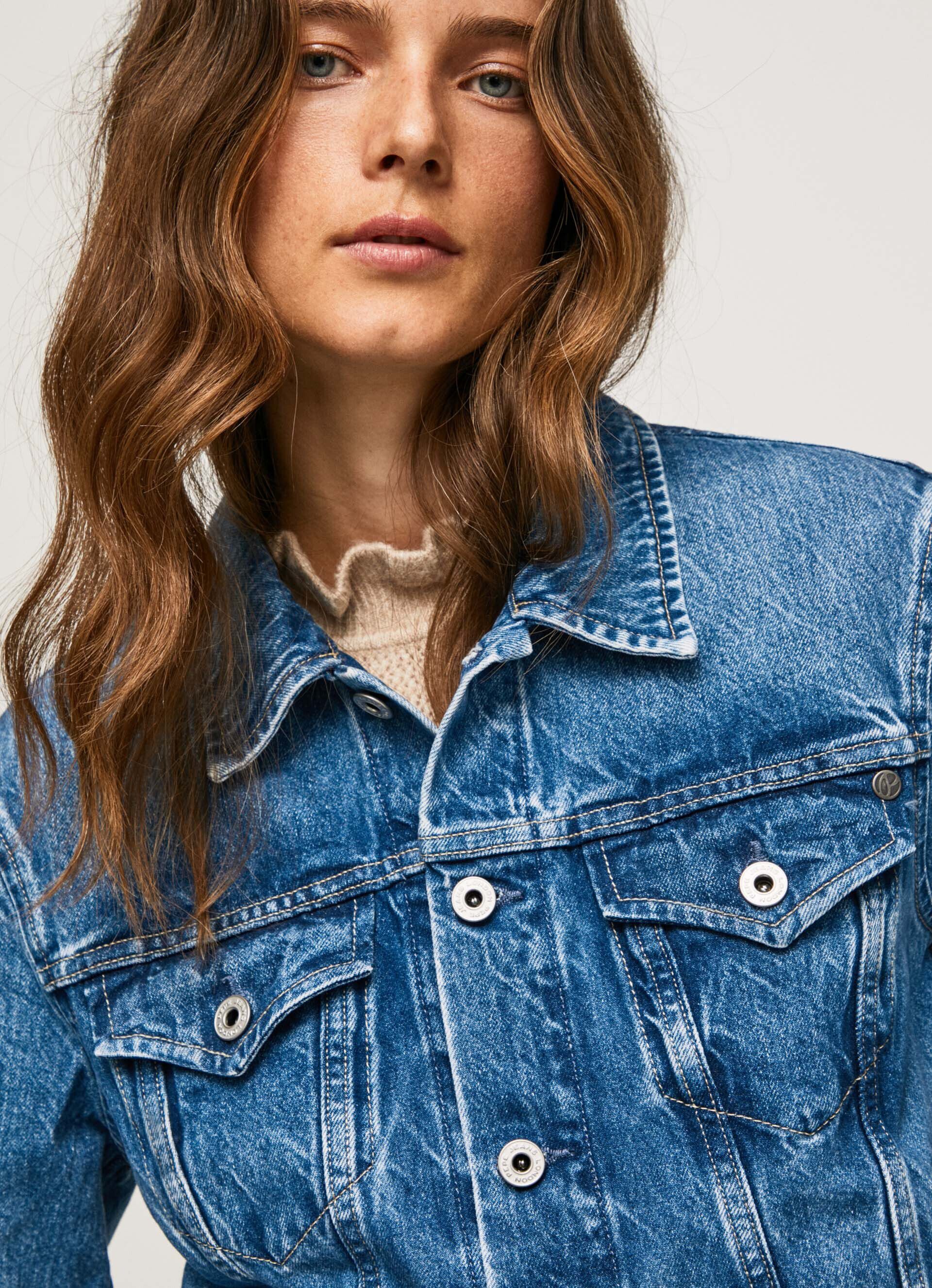 JAQUETA JEANS DE CORTE REGULAR - jeans